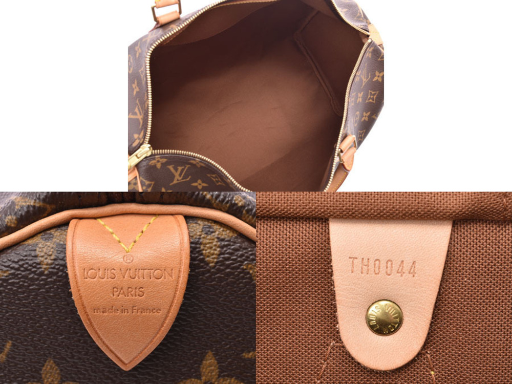 Louis Vuitton Handbag Brown Speedy Monogram - Picture 9 of 11